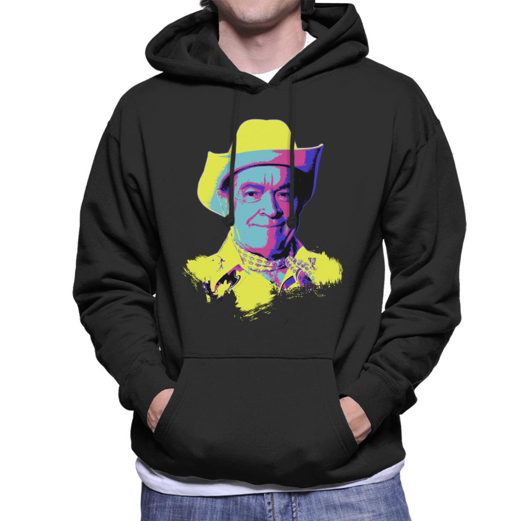 TV Times Bob Hope Cowboy 1978 Pop Art Stylised Men's Hooded Sweatshirt-ALL + EVERY