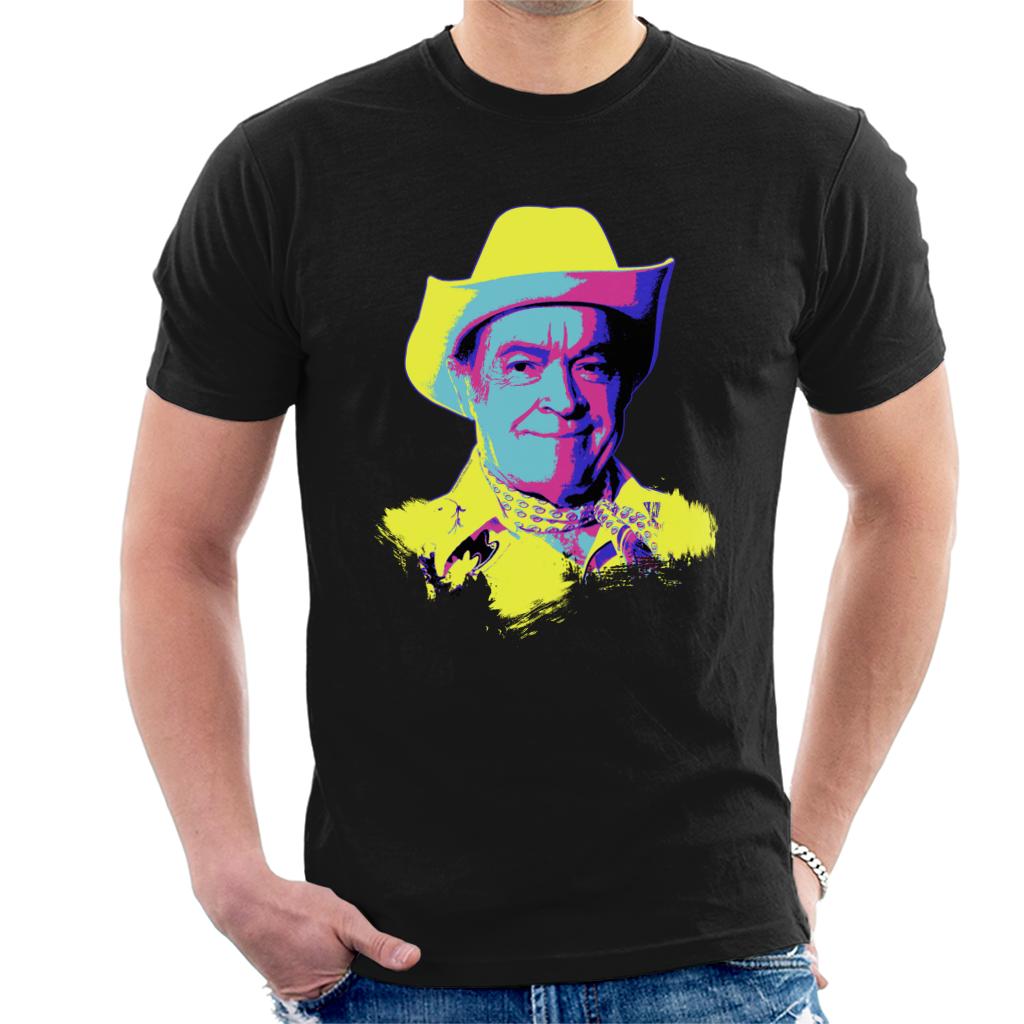 TV Times Bob Hope Cowboy 1978 Pop Art Stylised Men's T-Shirt-ALL + EVERY