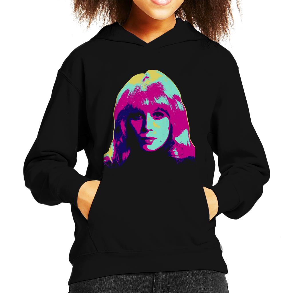 TV Times Joanna Lumley Sapphire And Steel 1979 Pop Art Stylised Kids Hooded Sweatshirt-ALL + EVERY