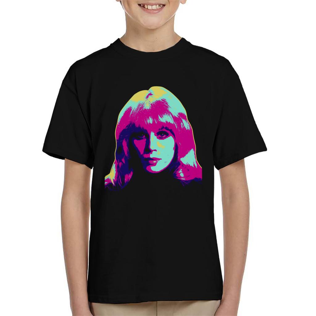 TV Times Joanna Lumley Sapphire And Steel 1979 Pop Art Stylised Kids T-Shirt-ALL + EVERY