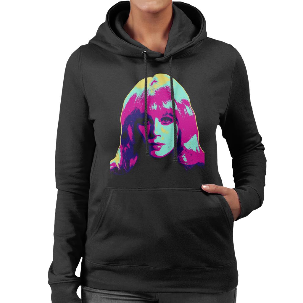 TV Times Joanna Lumley Sapphire And Steel 1979 Pop Art Stylised Women's Hooded Sweatshirt-ALL + EVERY