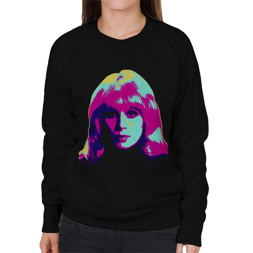 TV Times Joanna Lumley Sapphire And Steel 1979 Pop Art Stylised Women's Sweatshirt-ALL + EVERY