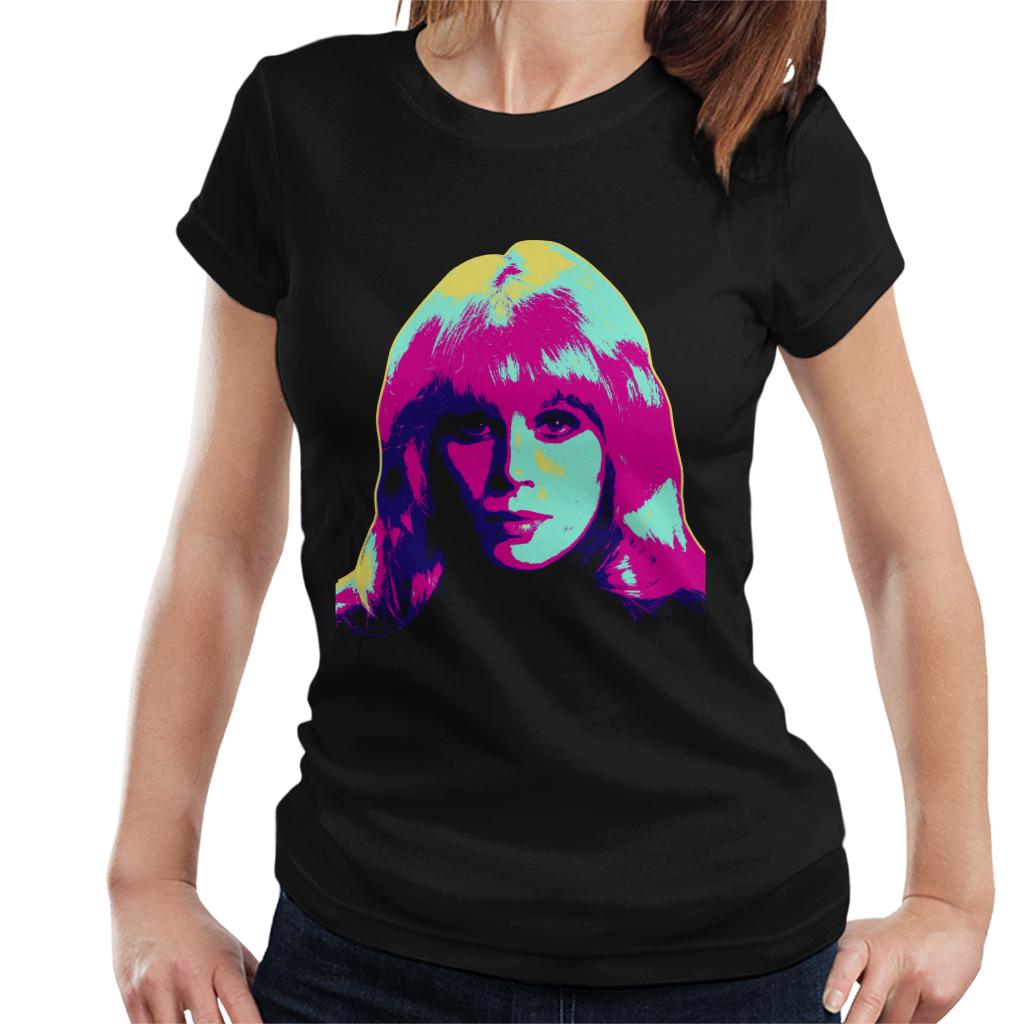 TV Times Joanna Lumley Sapphire And Steel 1979 Pop Art Stylised Women's T-Shirt-ALL + EVERY