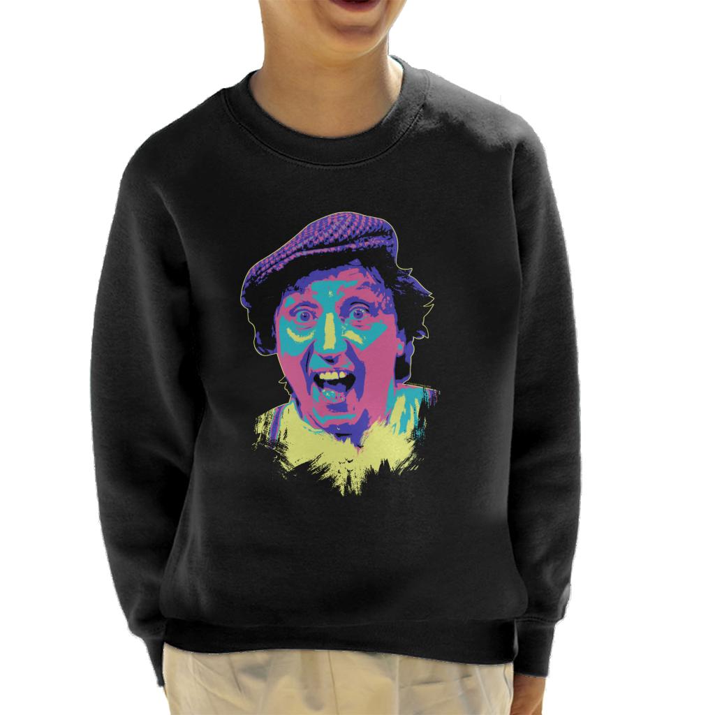 TV Times Comedian Ken Dodd 1978 Pop Art Stylised Kids Sweatshirt-ALL + EVERY