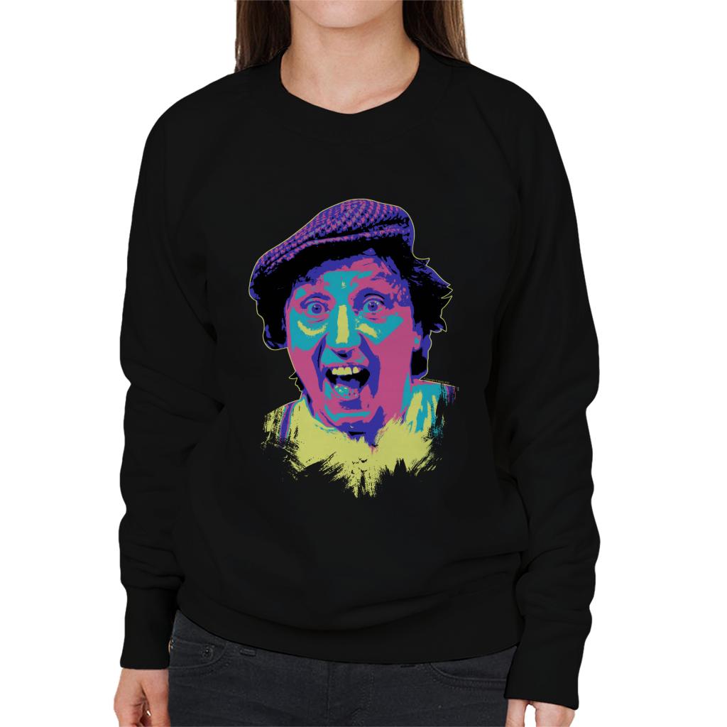 TV Times Comedian Ken Dodd 1978 Pop Art Stylised Women's Sweatshirt-ALL + EVERY