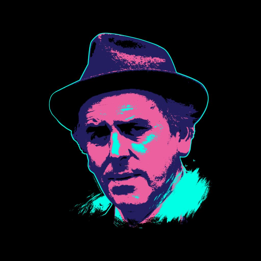 TV Times Actor George Cole Minder 1982 Pop Art Stylised Men's T-Shirt-ALL + EVERY