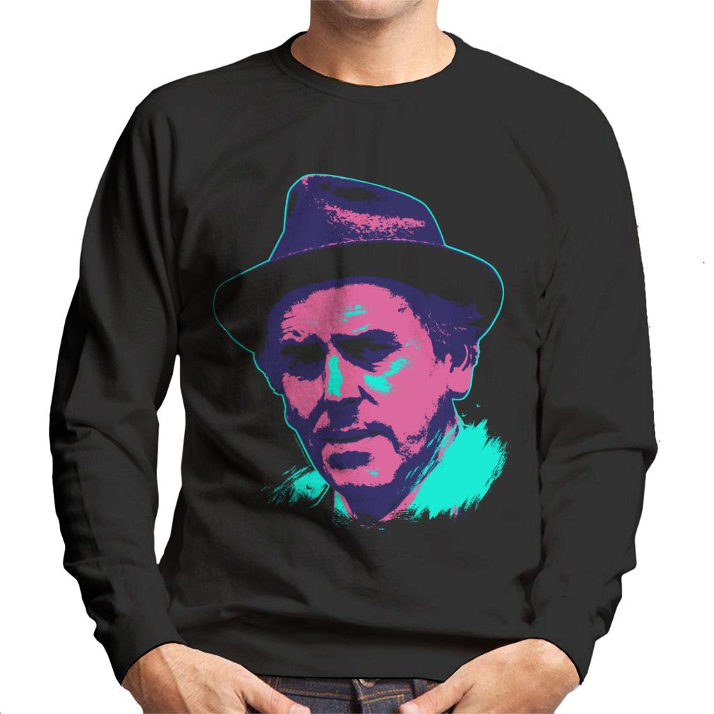 TV Times Actor George Cole Minder 1982 Pop Art Stylised Men's Sweatshirt-ALL + EVERY