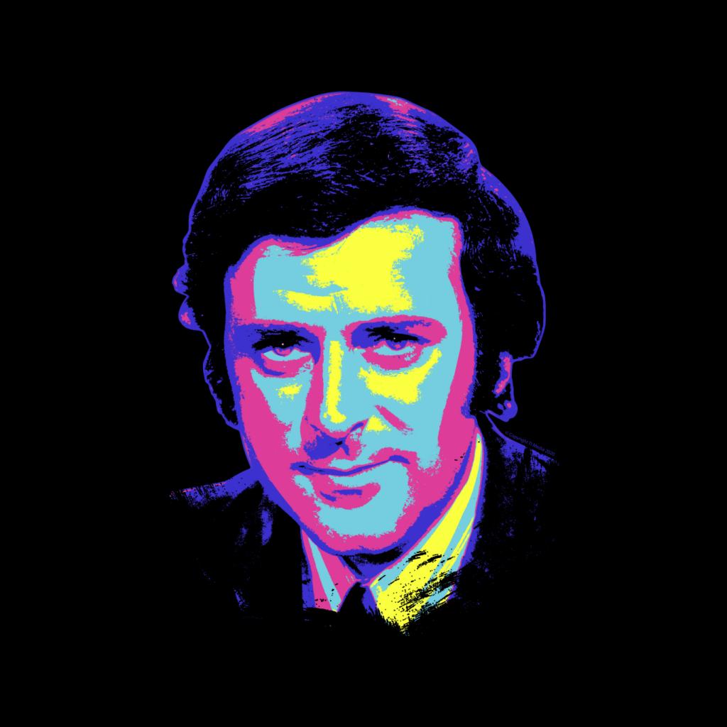 TV Times Presenter Terry Wogan 1972 Pop Art Stylised Kids Hooded Sweatshirt-ALL + EVERY