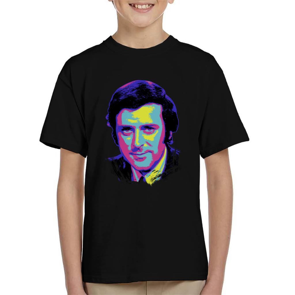 TV Times Presenter Terry Wogan 1972 Pop Art Stylised Kids T-Shirt-ALL + EVERY