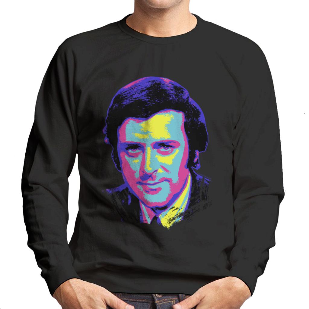 TV Times Presenter Terry Wogan 1972 Pop Art Stylised Men's Sweatshirt-ALL + EVERY