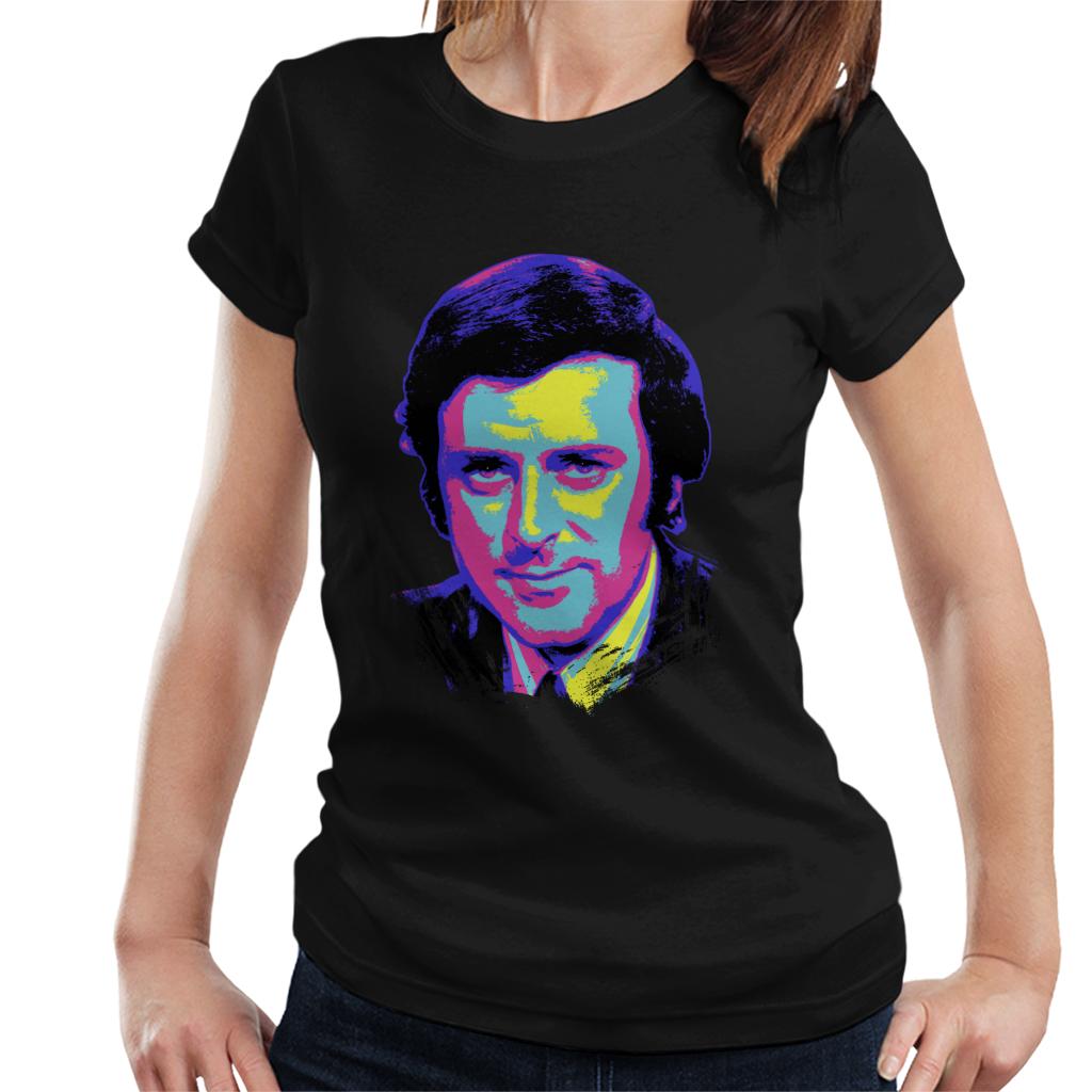 TV Times Presenter Terry Wogan 1972 Pop Art Stylised Women's T-Shirt-ALL + EVERY