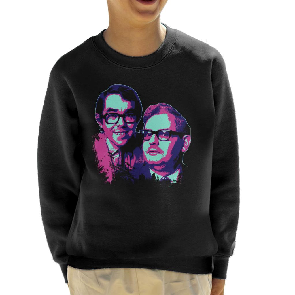 TV Times Two Ronnies Comedy Duo 1969 Pop Art Stylised Kids Sweatshirt-ALL + EVERY