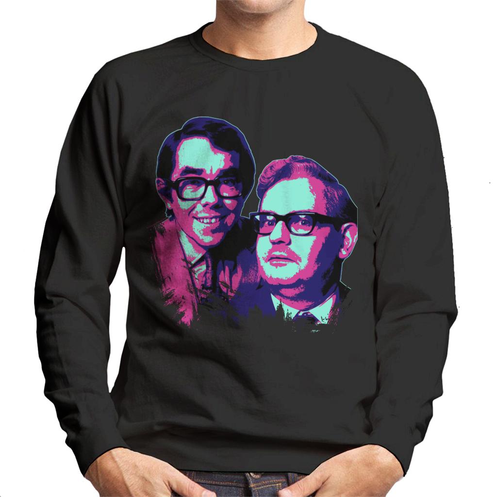 TV Times Two Ronnies Comedy Duo 1969 Pop Art Stylised Men's Sweatshirt-ALL + EVERY