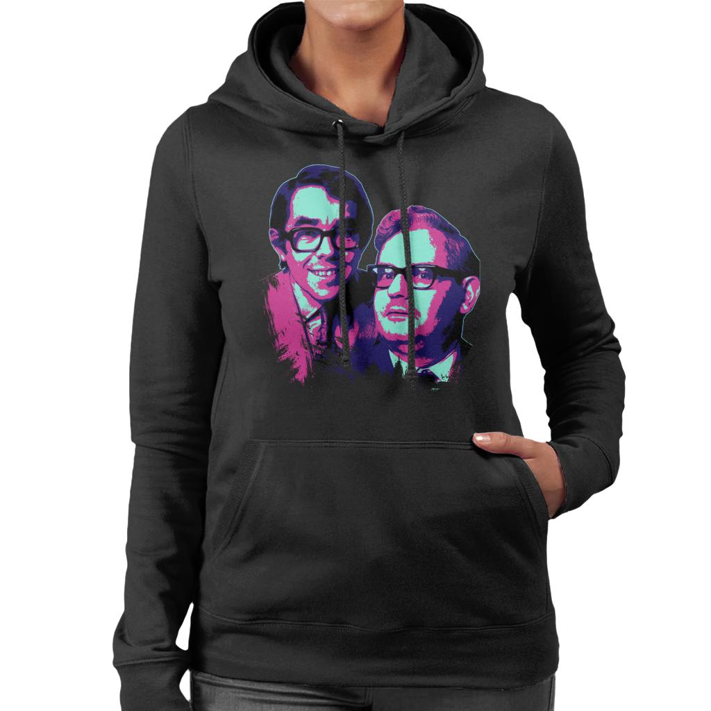 TV Times Two Ronnies Comedy Duo 1969 Pop Art Stylised Women's Hooded Sweatshirt-ALL + EVERY