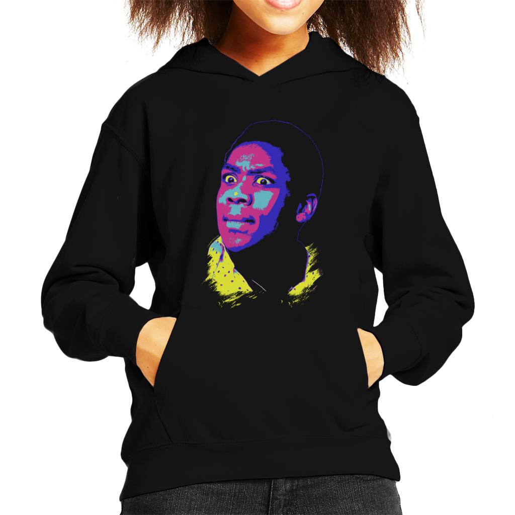 TV Times Lenny Henry 1976 Pop Art Stylised Kids Hooded Sweatshirt-ALL + EVERY