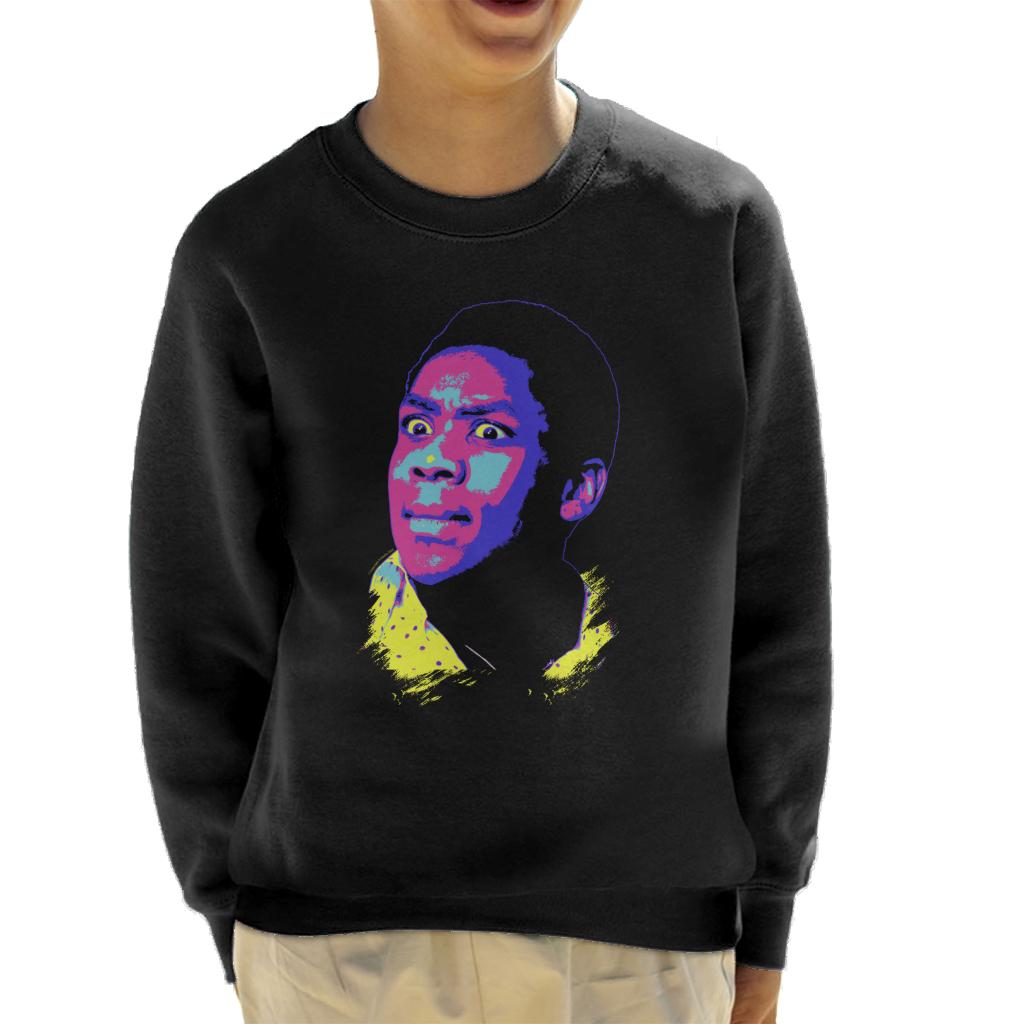 TV Times Lenny Henry 1976 Pop Art Stylised Kids Sweatshirt-ALL + EVERY