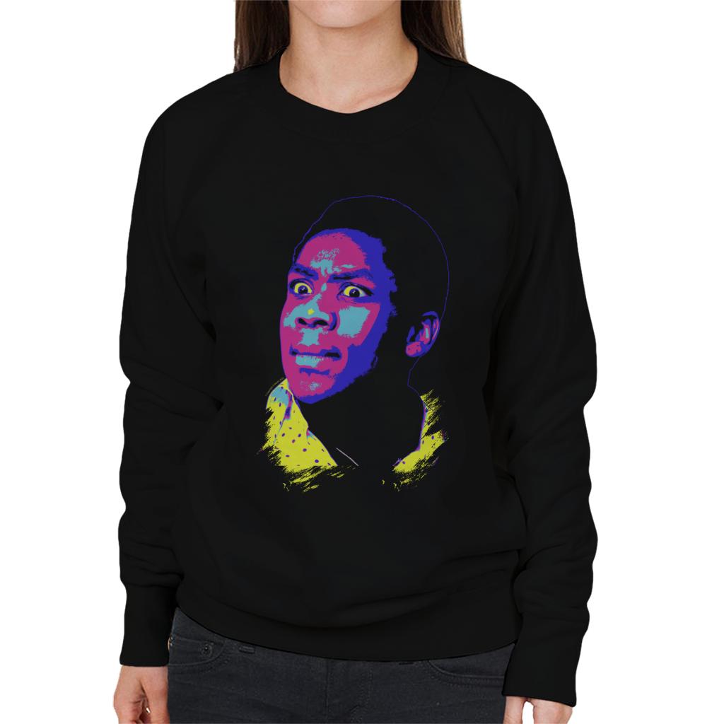 TV Times Lenny Henry 1976 Pop Art Stylised Women's Sweatshirt-ALL + EVERY