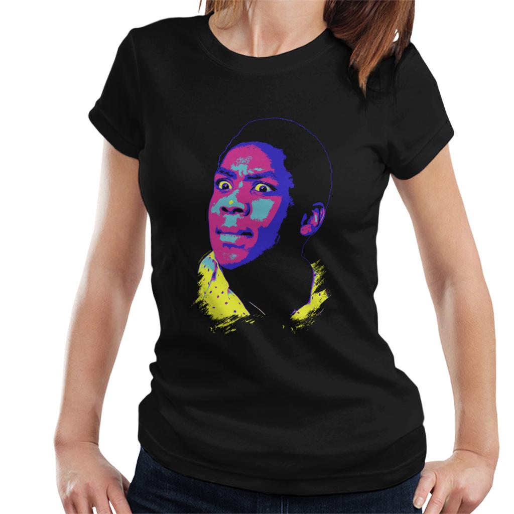 TV Times Lenny Henry 1976 Pop Art Stylised Women's T-Shirt-ALL + EVERY