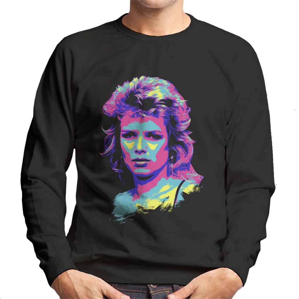 TV Times Kim Wilde 80s Pop Singer Pop Art Stylised Men's Sweatshirt-ALL + EVERY