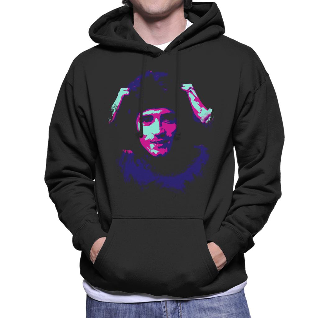 TV Times Footballer Kevin Keegan Pop Art Stylised Men's Hooded Sweatshirt-ALL + EVERY