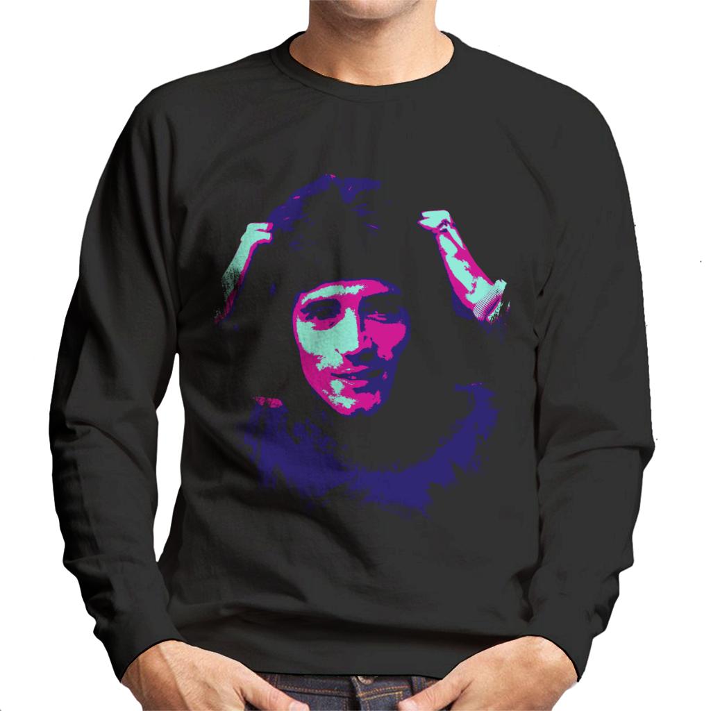 TV Times Footballer Kevin Keegan Pop Art Stylised Men's Sweatshirt-ALL + EVERY