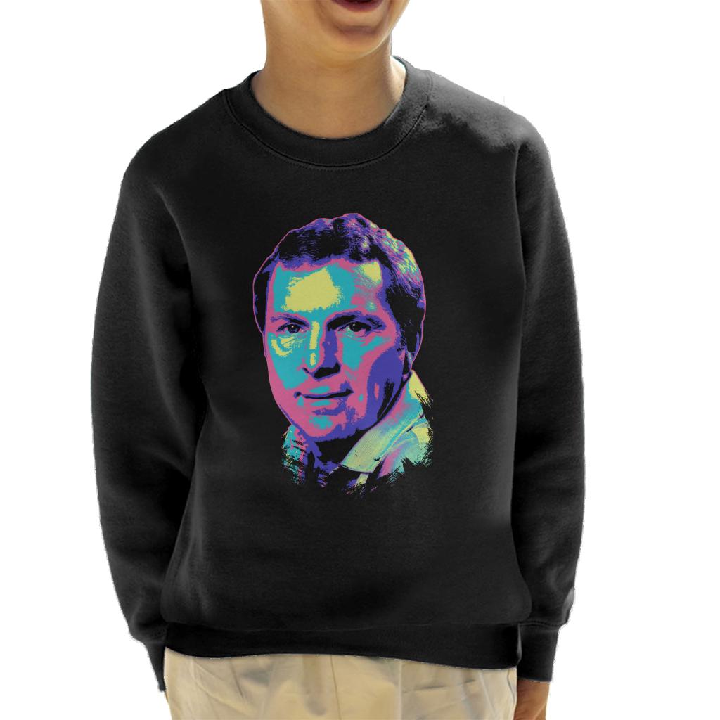 TV Times Bobby Moore Ex Footballer Pop Art Stylised Kids Sweatshirt-ALL + EVERY