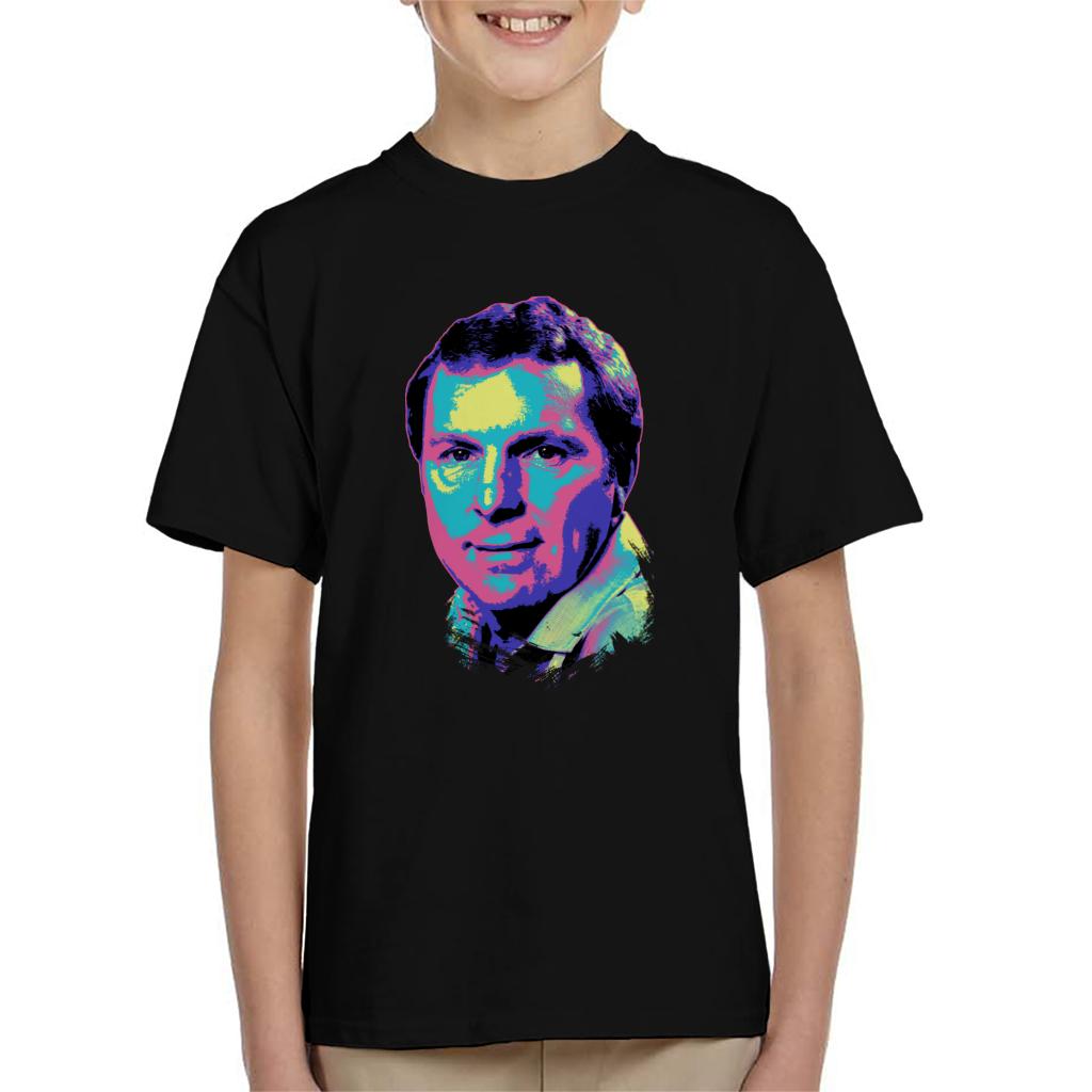 TV Times Bobby Moore Ex Footballer Pop Art Stylised Kids T-Shirt-ALL + EVERY