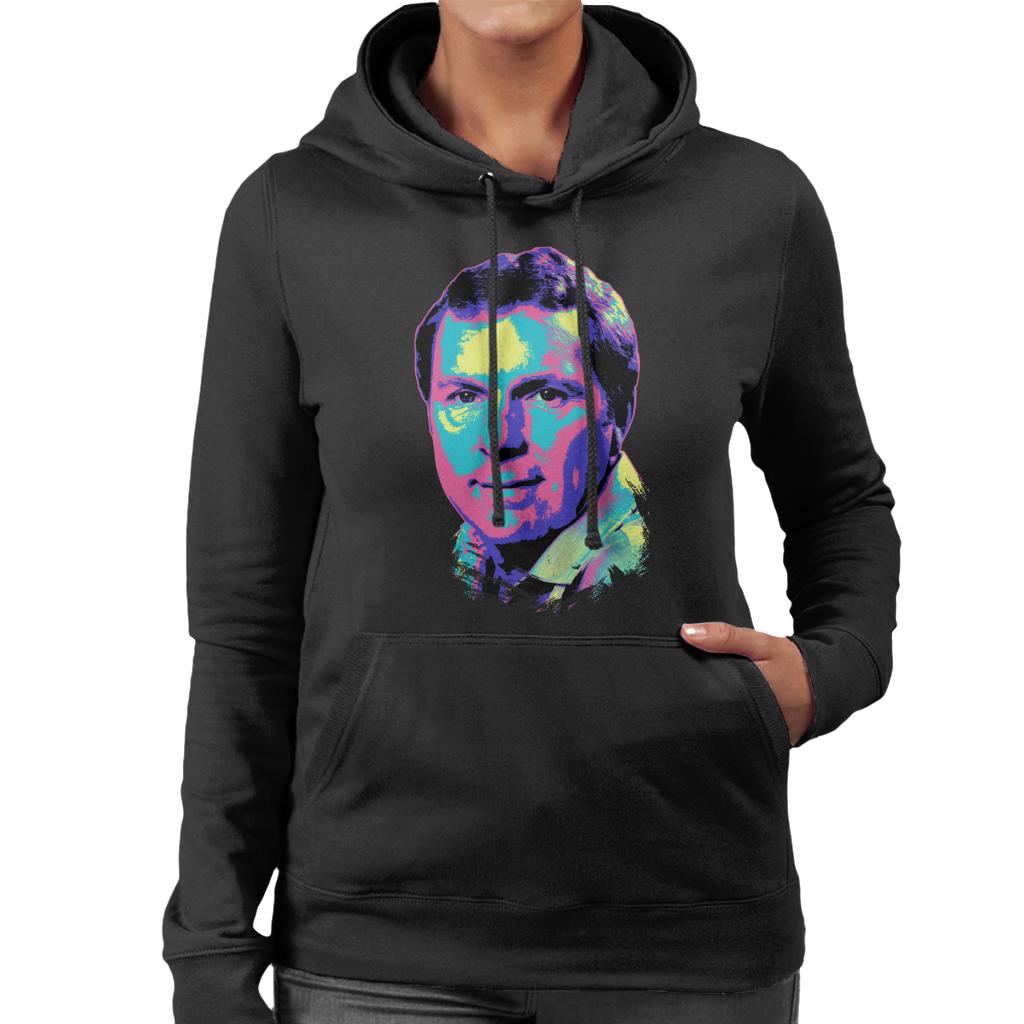 TV Times Bobby Moore Ex Footballer Pop Art Stylised Women's Hooded Sweatshirt-ALL + EVERY