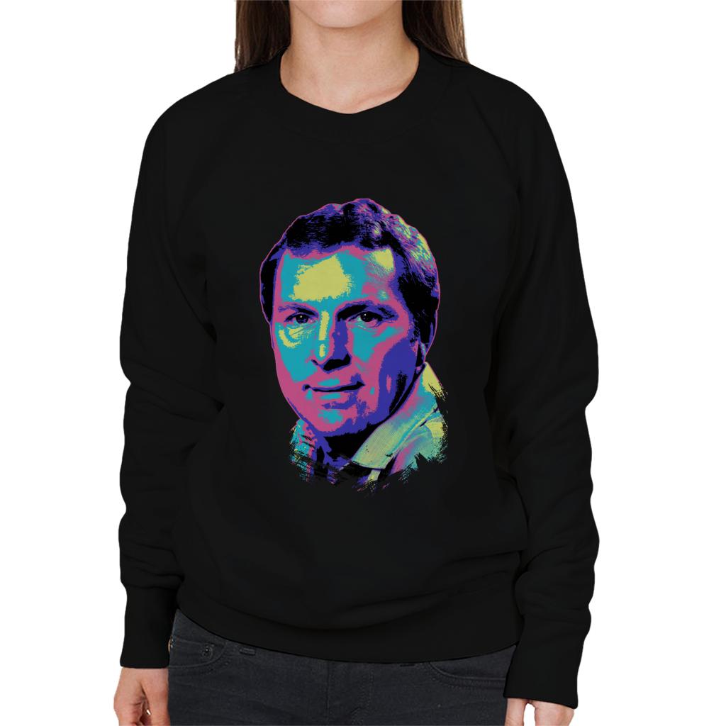 TV Times Bobby Moore Ex Footballer Pop Art Stylised Women's Sweatshirt-ALL + EVERY