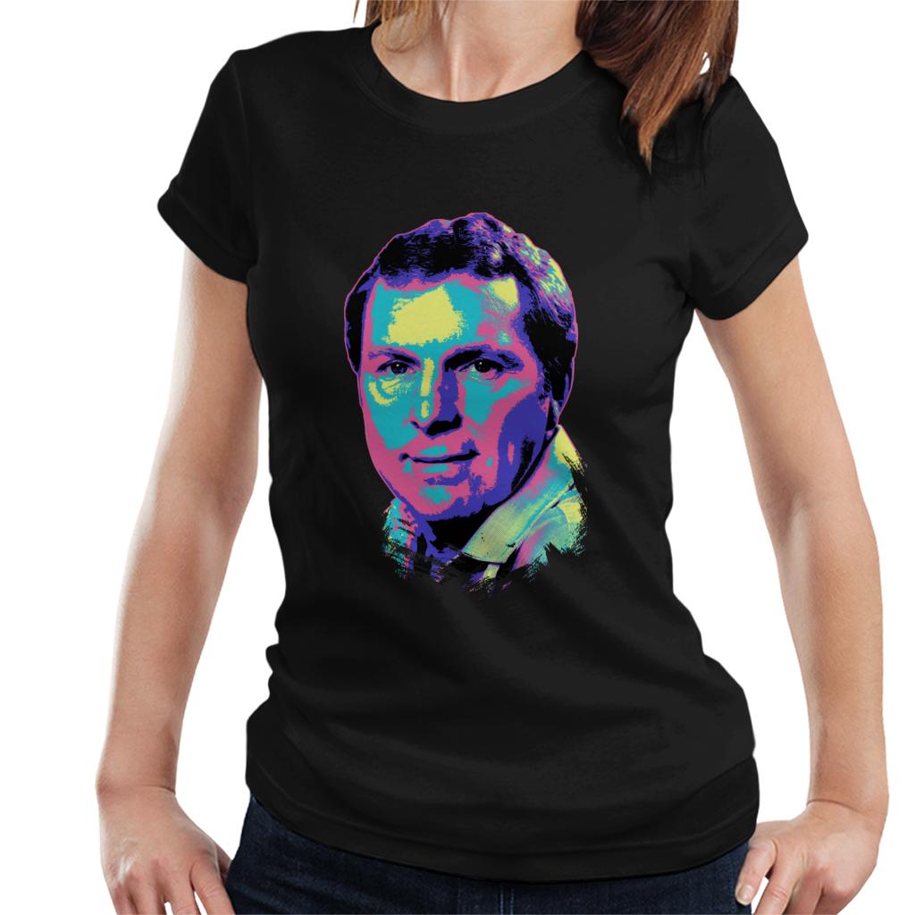 TV Times Bobby Moore Ex Footballer Pop Art Stylised Women's T-Shirt-ALL + EVERY