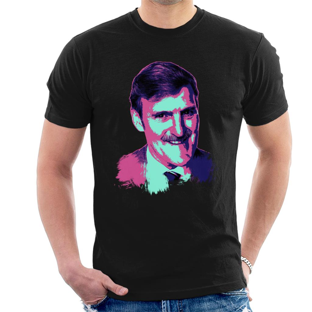 TV Times Jimmy Hill Sports Presenter Pop Art Stylised Men's T-Shirt-ALL + EVERY