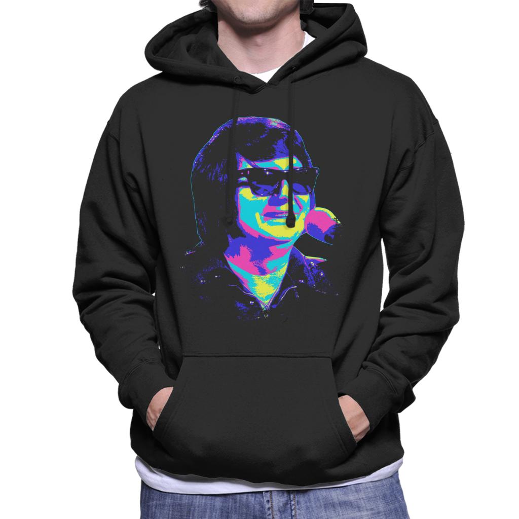 TV Times Roy Orbison Sunglasses Pop Art Stylised Men's Hooded Sweatshirt-ALL + EVERY