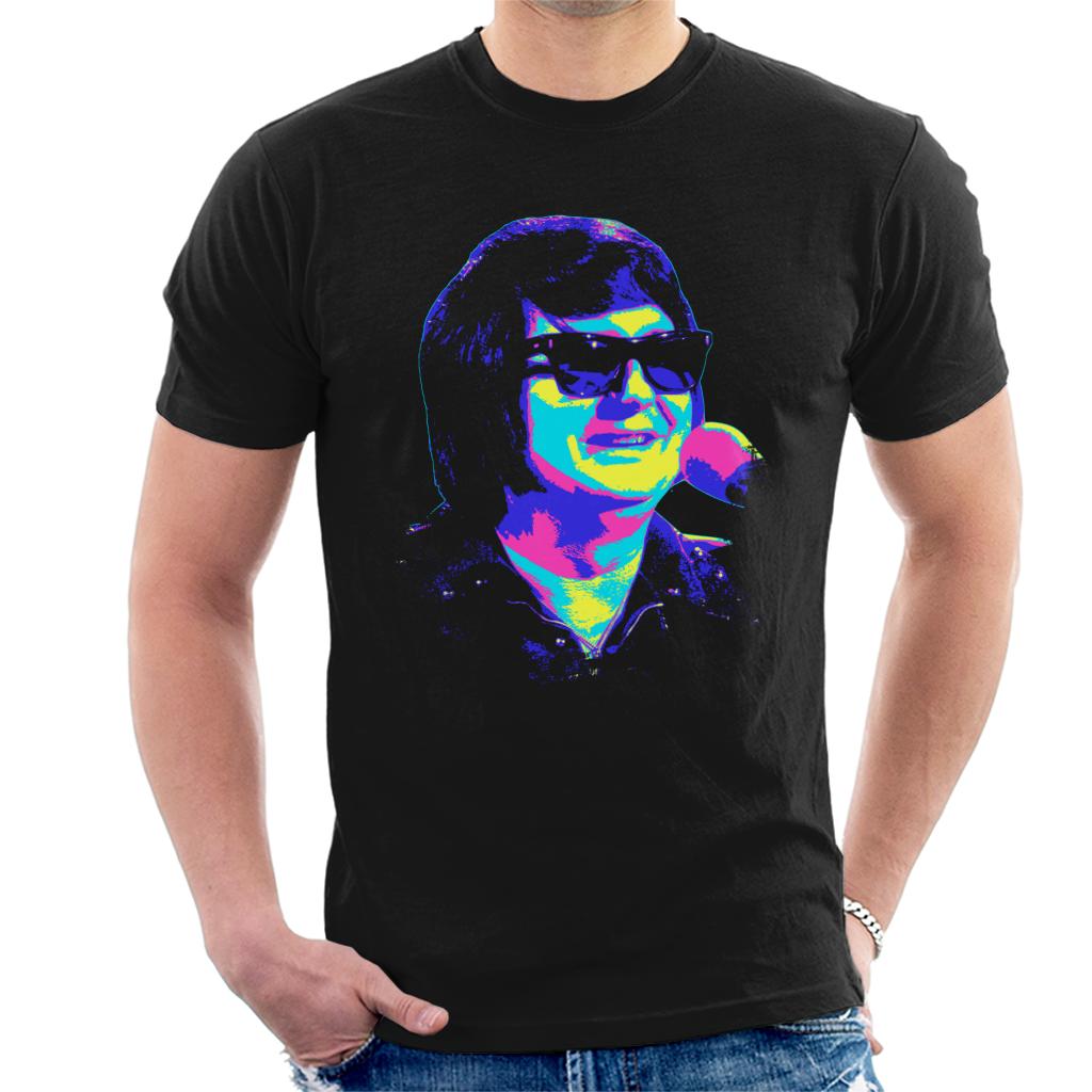 TV Times Roy Orbison Sunglasses Pop Art Stylised Men's T-Shirt-ALL + EVERY