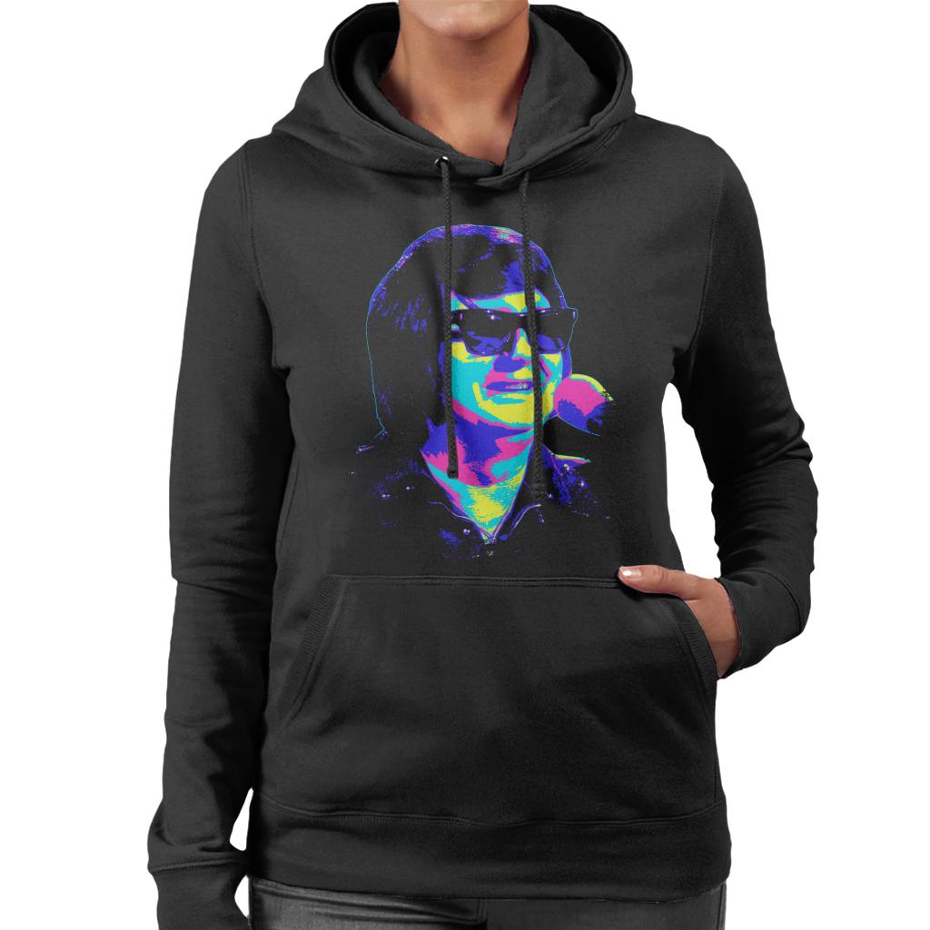 TV Times Roy Orbison Sunglasses Pop Art Stylised Women's Hooded Sweatshirt