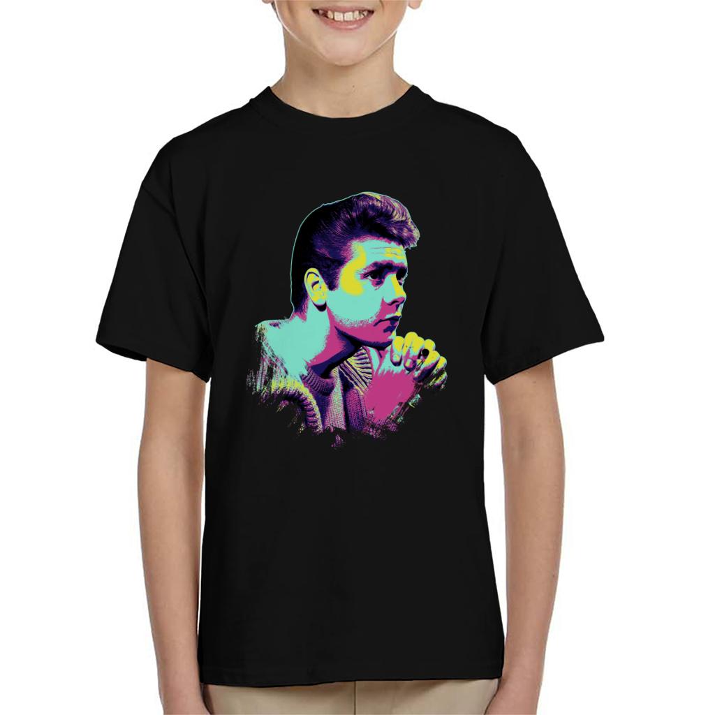 TV Times Singer Cliff Richard Pop Art Stylised Kids T-Shirt-ALL + EVERY