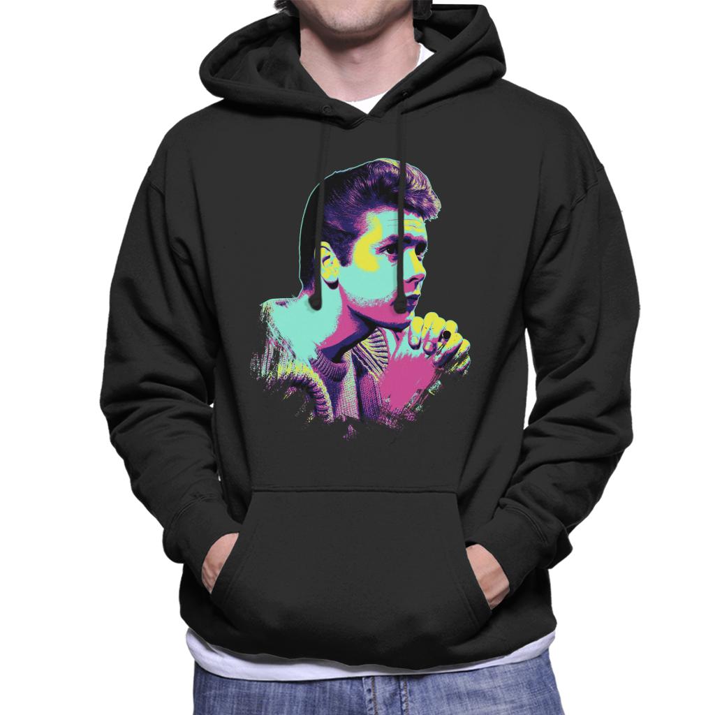 TV Times Singer Cliff Richard Pop Art Stylised Men's Hooded Sweatshirt-ALL + EVERY