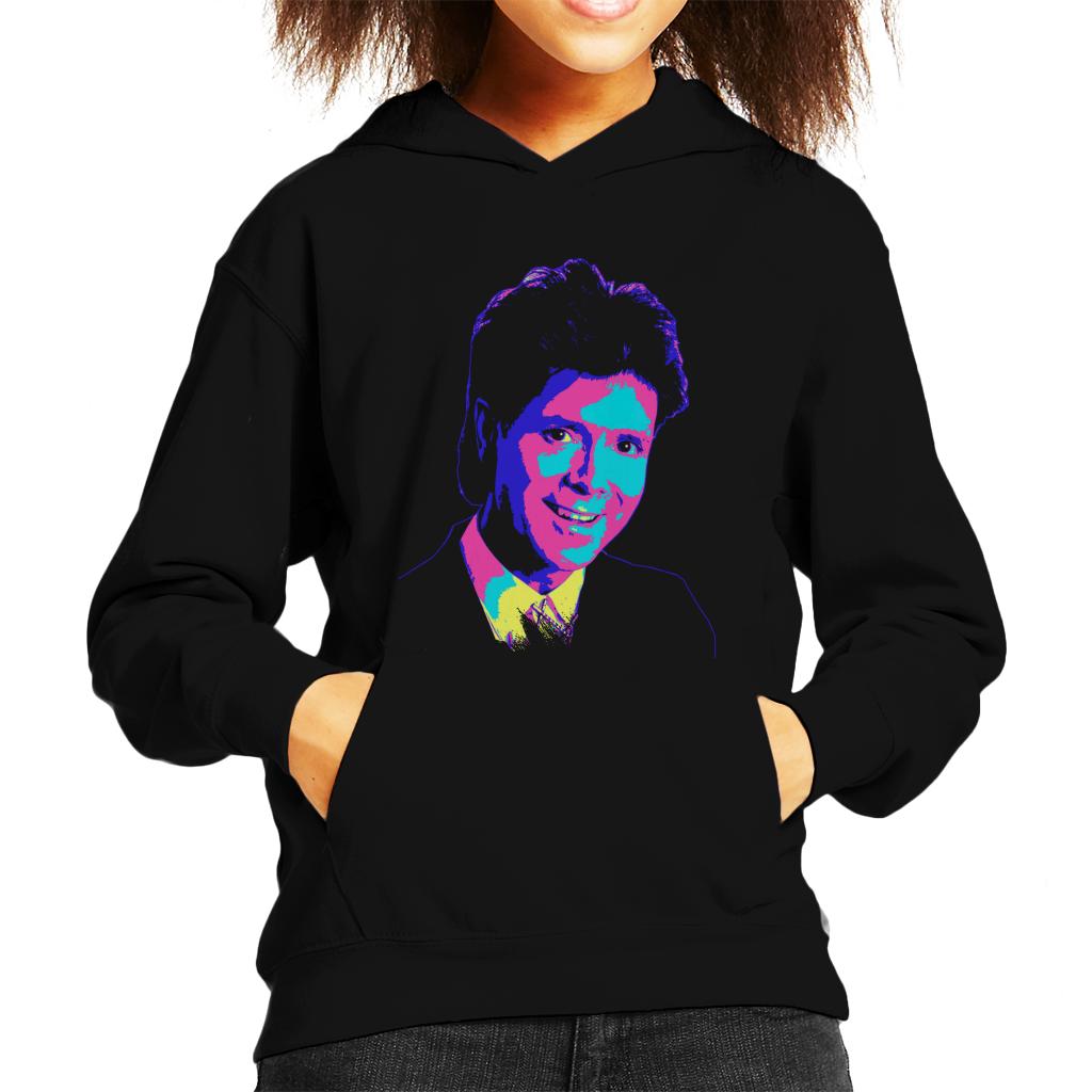 TV Times Cliff Richard TVT Award Pop Art Stylised Kids Hooded Sweatshirt-ALL + EVERY