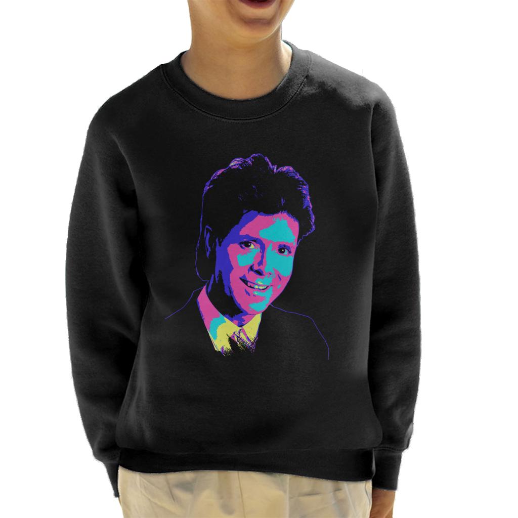 TV Times Cliff Richard TVT Award Pop Art Stylised Kids Sweatshirt-ALL + EVERY