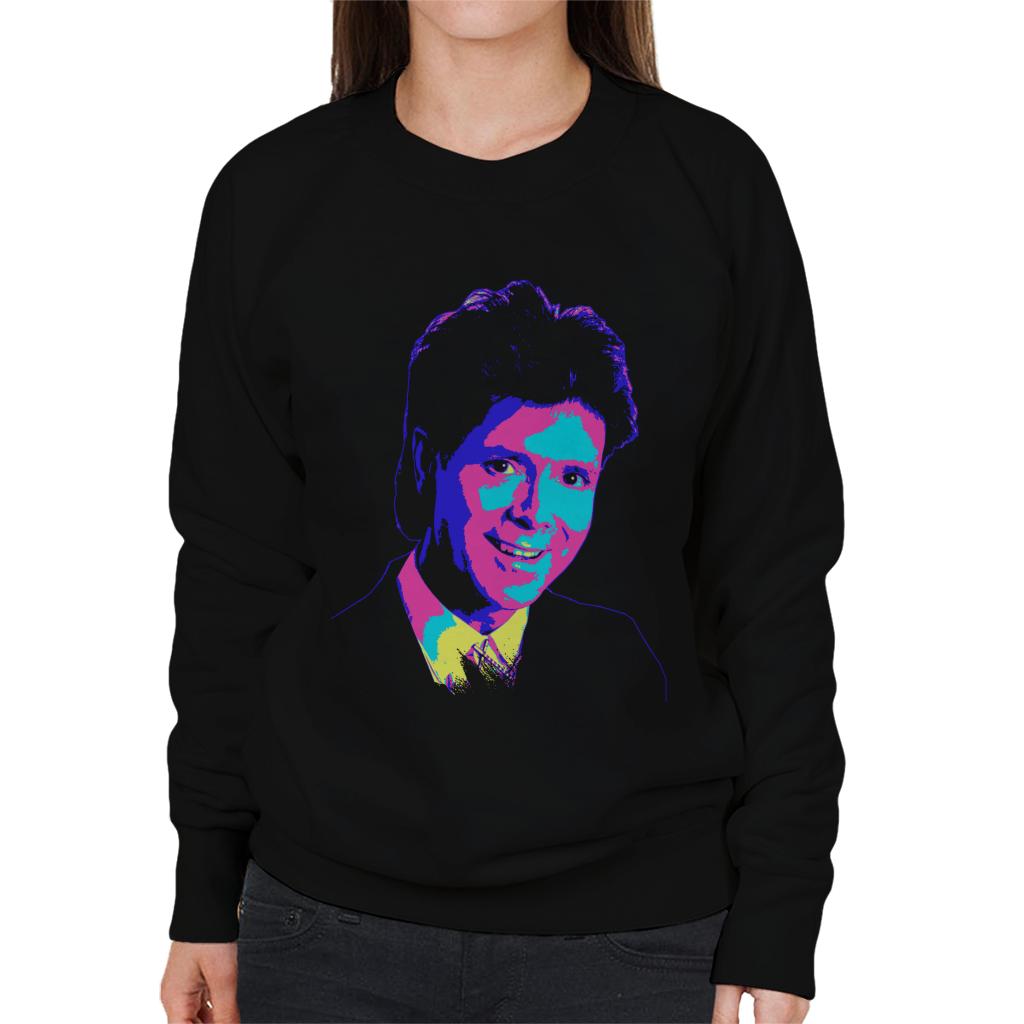 TV Times Cliff Richard TVT Award Pop Art Stylised Women's Sweatshirt-ALL + EVERY