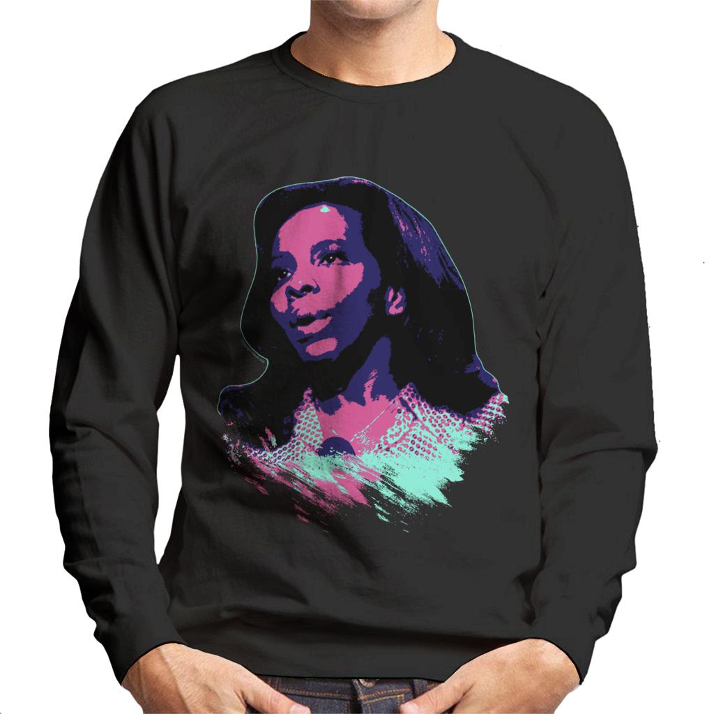 TV Times Soul Singer Gladys Knight 1971 Pop Art Stylised Men's Sweatshirt-ALL + EVERY