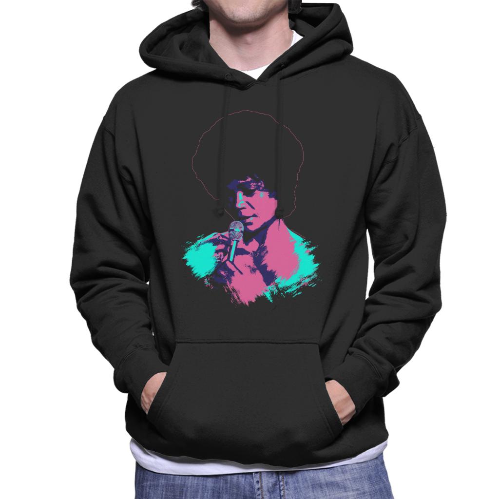 TV Times Singer Eartha Kitt 1973 Pop Art Stylised Men's Hooded Sweatshirt-ALL + EVERY