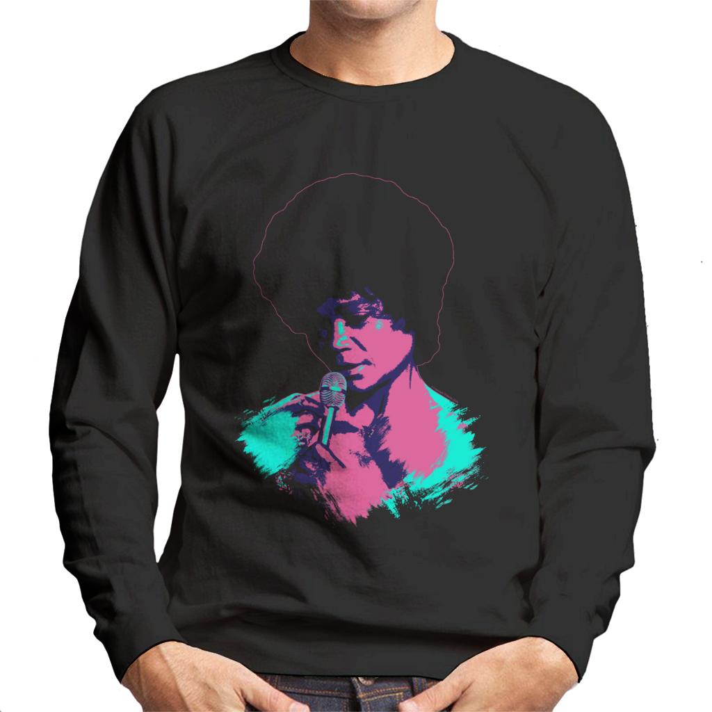 TV Times Singer Eartha Kitt 1973 Pop Art Stylised Men's Sweatshirt-ALL + EVERY