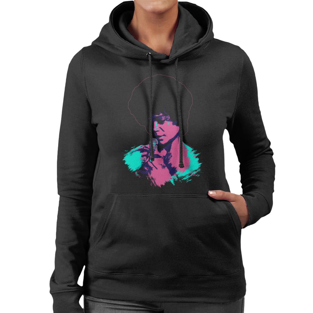 TV Times Singer Eartha Kitt 1973 Pop Art Stylised Women's Hooded Sweatshirt-ALL + EVERY