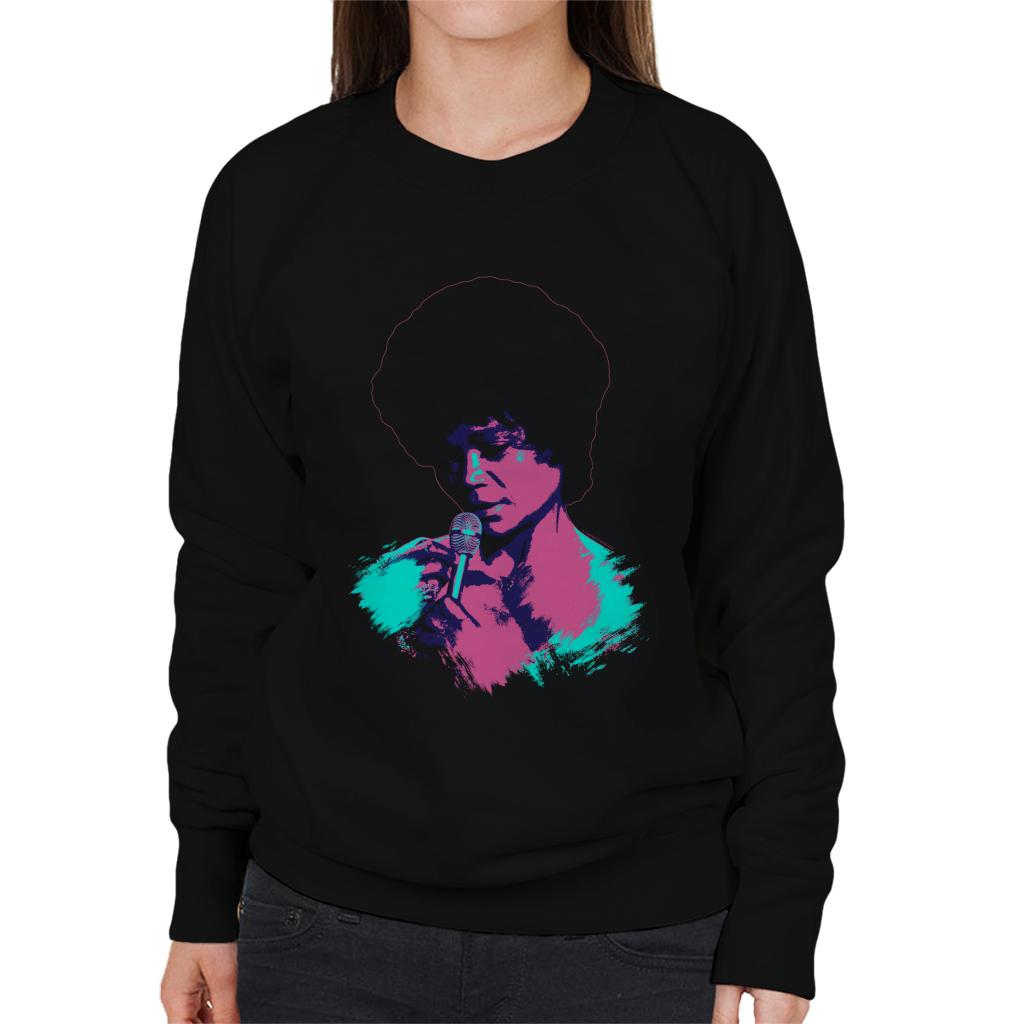 TV Times Singer Eartha Kitt 1973 Pop Art Stylised Women's Sweatshirt-ALL + EVERY