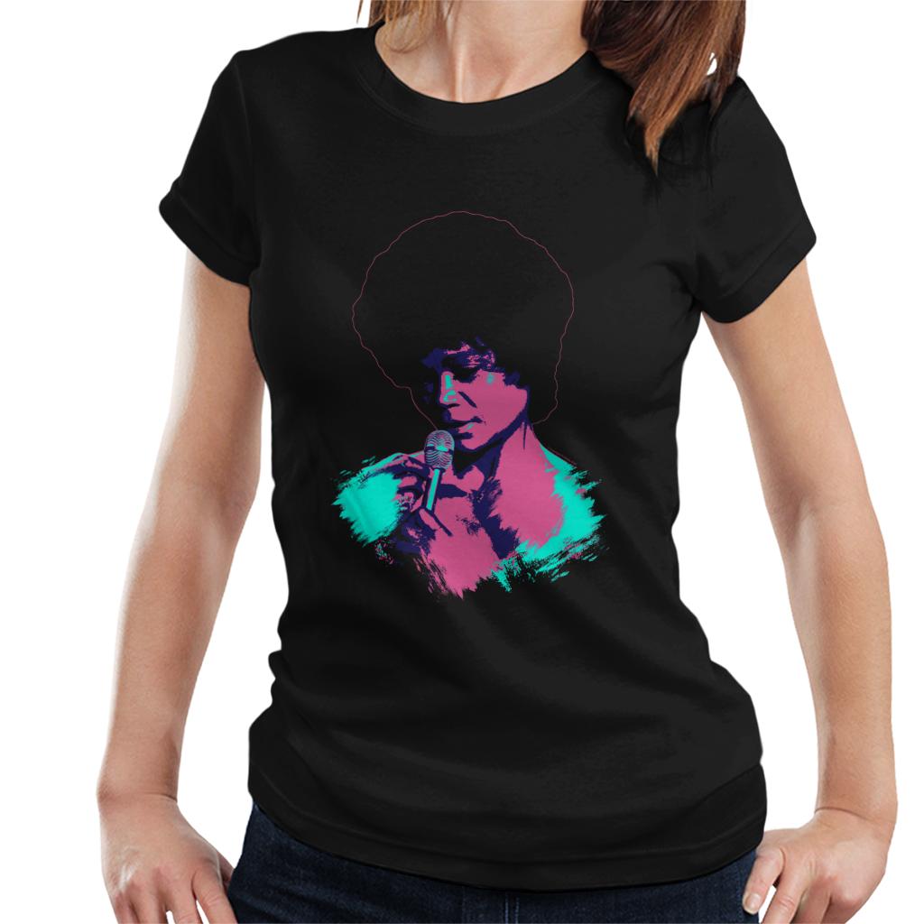 TV Times Singer Eartha Kitt 1973 Pop Art Stylised Women's T-Shirt-ALL + EVERY