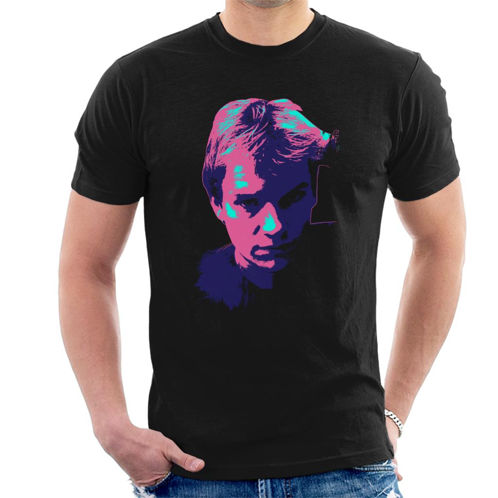 TV Times Portrait Of Musician Sting Pop Art Stylised Men's T-Shirt-ALL + EVERY