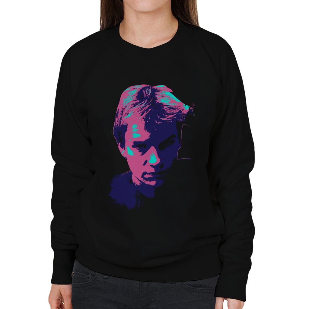 TV Times Portrait Of Musician Sting Pop Art Stylised Women's Sweatshirt-ALL + EVERY