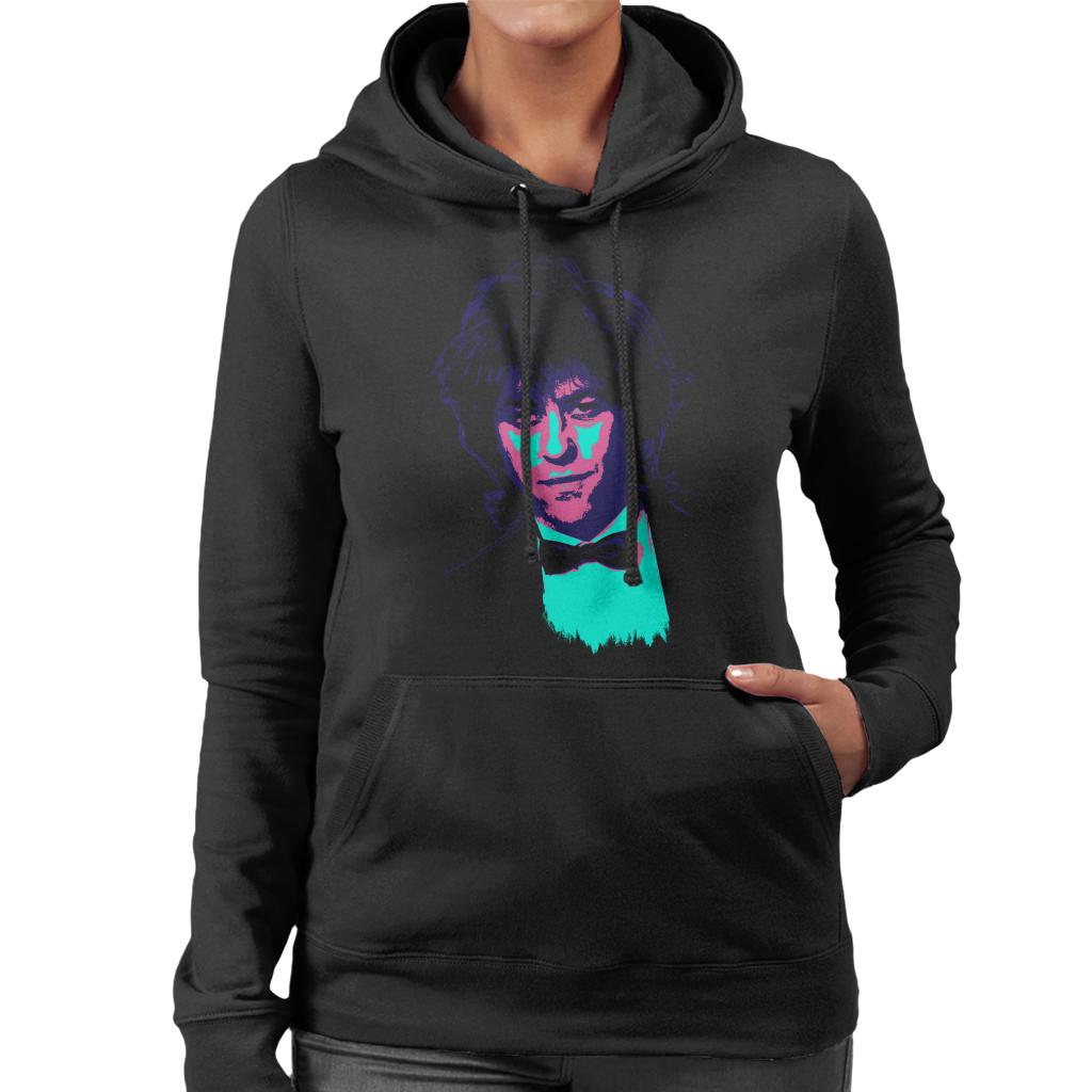 TV Times Bob Geldof In A Tuxedo 1986 Pop Art Stylised Women's Hooded Sweatshirt-ALL + EVERY