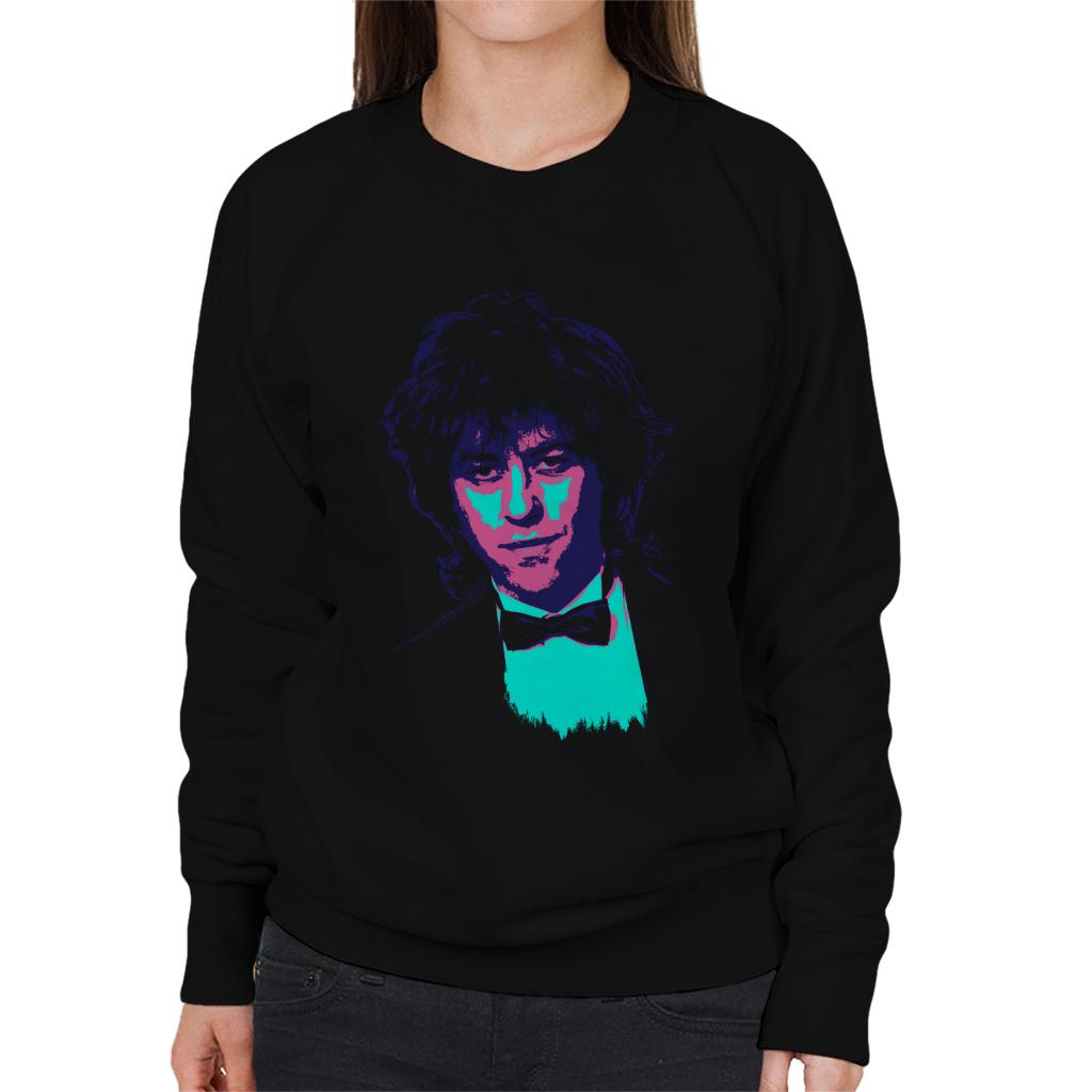 TV Times Bob Geldof In A Tuxedo 1986 Pop Art Stylised Women's Sweatshirt-ALL + EVERY