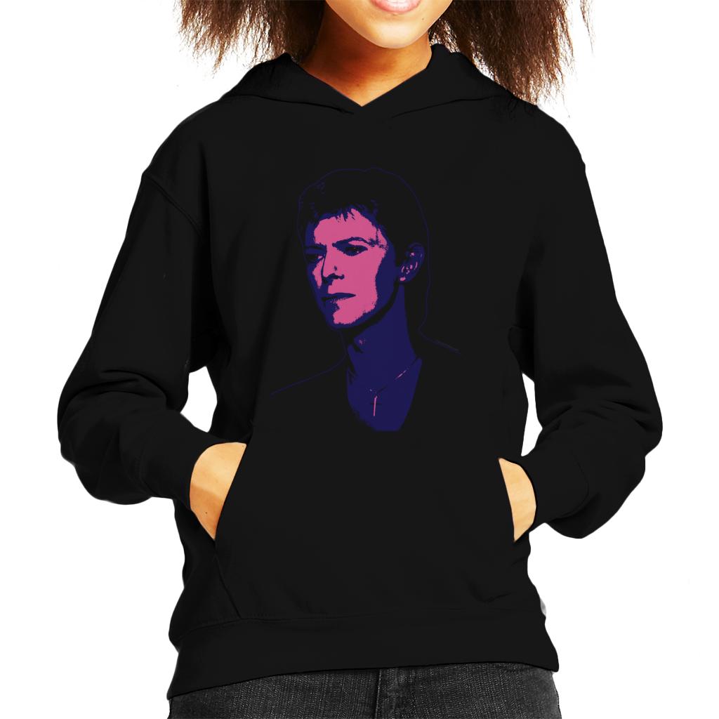 TV Times Pop Star David Bowie 1977 Pop Art Stylised Kids Hooded Sweatshirt-ALL + EVERY